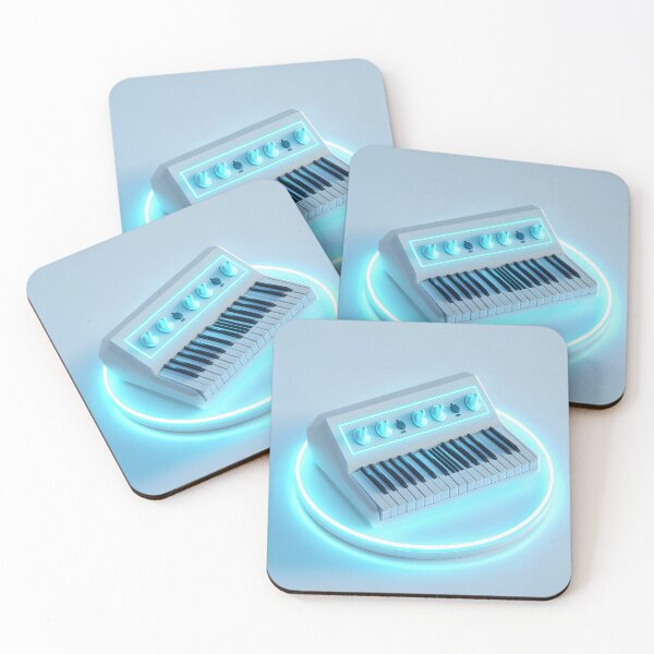 Item preview, 3d Render Of Analog Synthesizer Neon Digital designed and sold by Checho30.