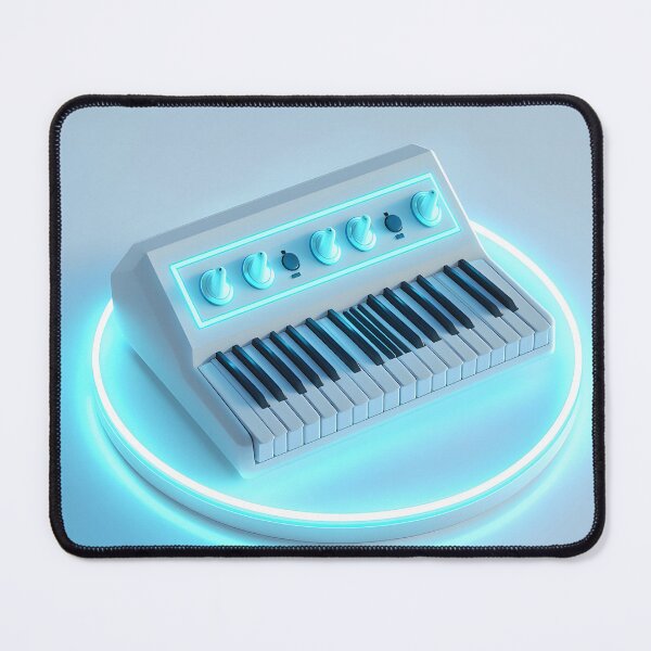 Item preview, 3d Render Of Analog Synthesizer Neon Digital designed and sold by Checho30.
