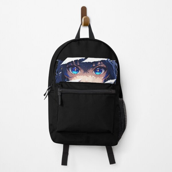 Item preview, Albedo Genshin Impact Blue Eyes Torn Paper Peeker Stare designed and sold by PMartistStudio.