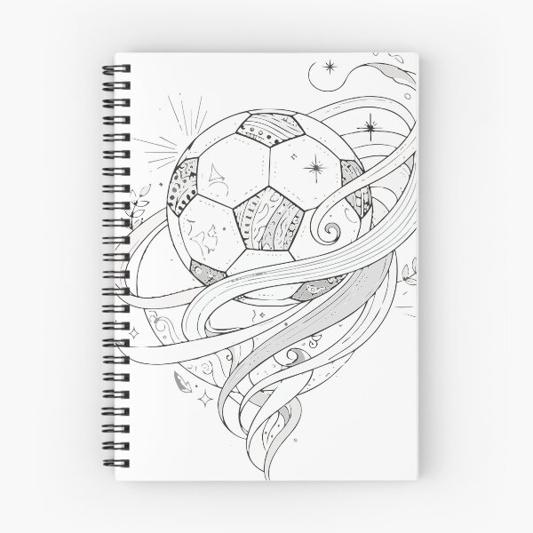Item preview, Mystical Football Orbit Mandala Line Art designed and sold by BestChoiceService.