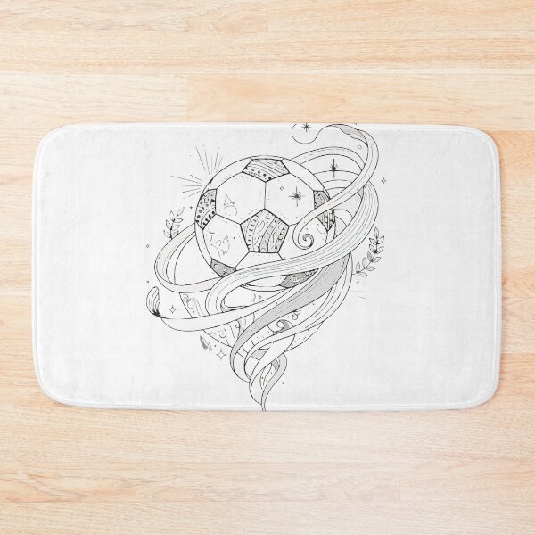 Item preview, Mystical Football Orbit Mandala Line Art designed and sold by BestChoiceService.