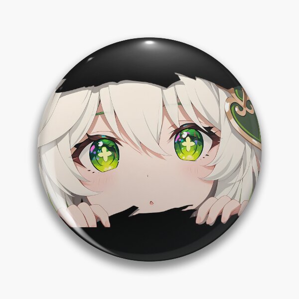 Item preview, Nahida Genshin Impact Green Eyes Torn Paper Peeker Sweet Gaze designed and sold by PMartistStudio.