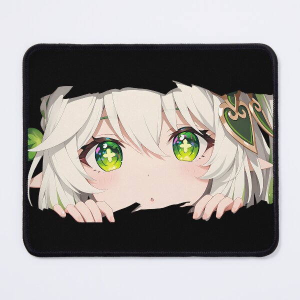 Item preview, Nahida Genshin Impact Green Eyes Torn Paper Peeker Sweet Gaze designed and sold by PMartistStudio.