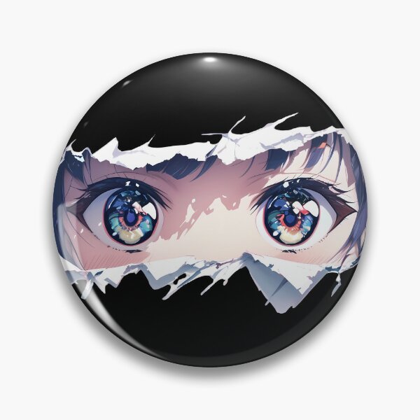 Item preview, Kana Arima Oshi No Ko Blue Eyes Torn Paper Cute Peek designed and sold by PMartistStudio.