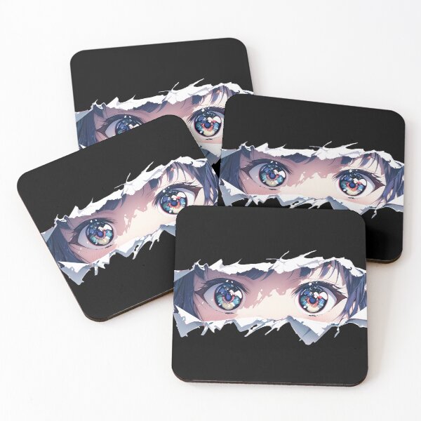 Item preview, Kana Arima Oshi No Ko Blue Eyes Torn Paper Cute Peek designed and sold by PMartistStudio.
