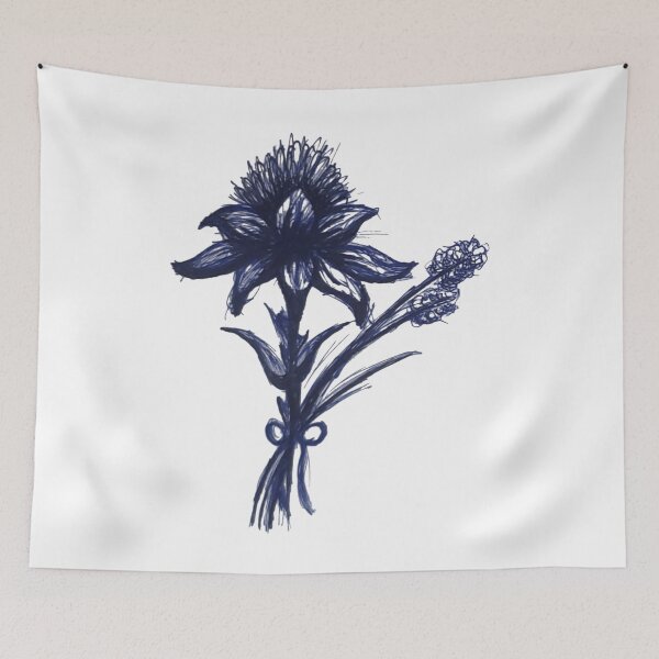 Item preview, Flowers in Blue designed and sold by Art & Design by Sai.