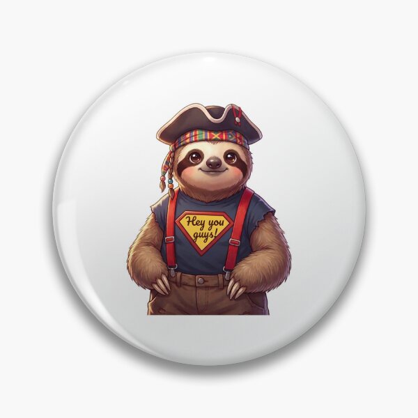 Item preview, Hey you guys! - Sloth designed and sold by Ink & Void Co..