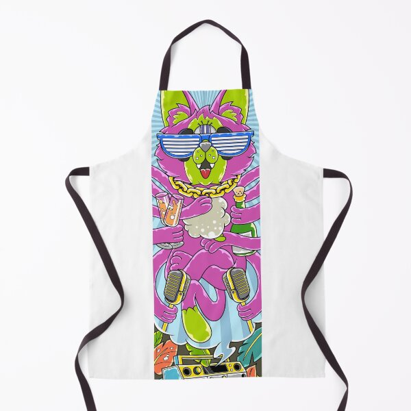 Item preview, Crazy Multi Armed Hip Hop Party Cat designed and sold by Lexkon Liu's art.