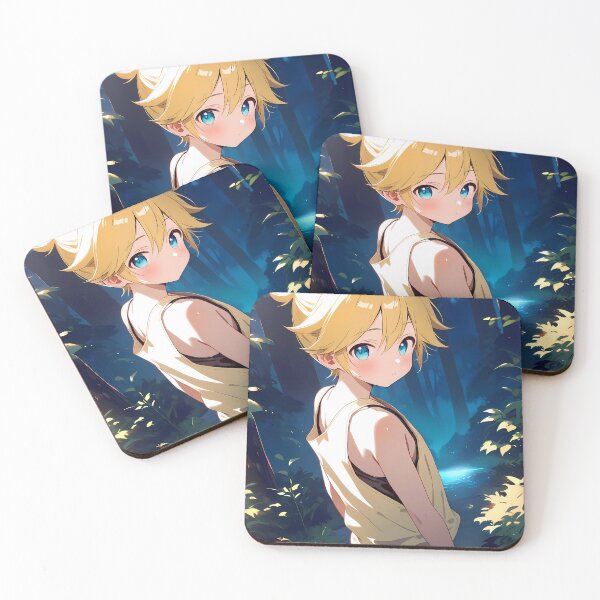 Aperçu de l'œuvre Kagamine Len Vocaloid Forêt Nuit Été créée et vendue par riadjamai.