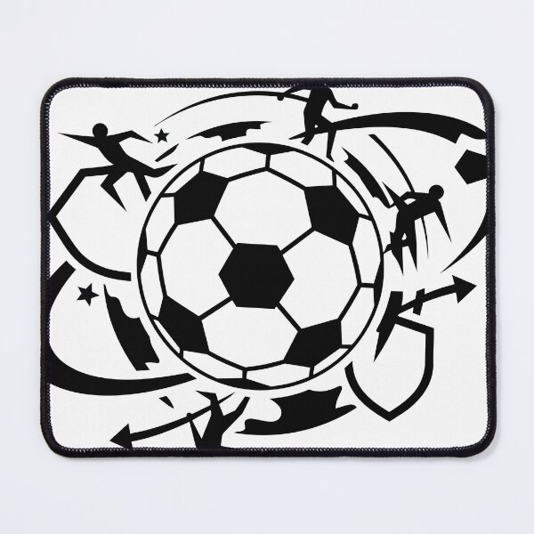 Item preview, Dynamic Soccer Action Abstract Motion Art designed and sold by BestChoiceService.