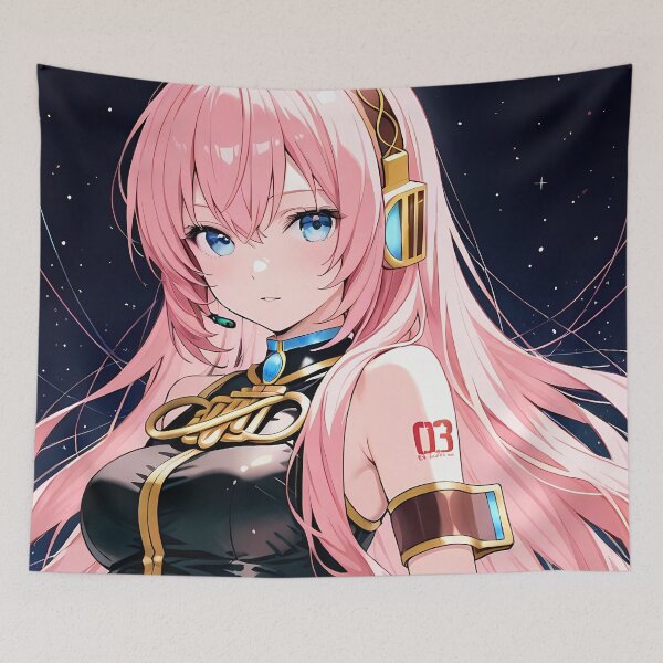 Item preview, Megurine Luka Vocaloid Cosmic Beauty Portrait designed and sold by riadjamai.