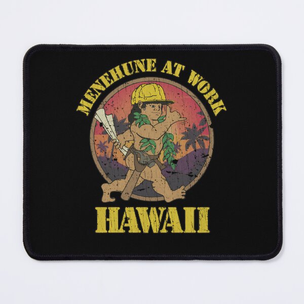Item preview, Two Playful Native Hawaiian Mythological Characters Pushing designed and sold by IZOMETRIC.