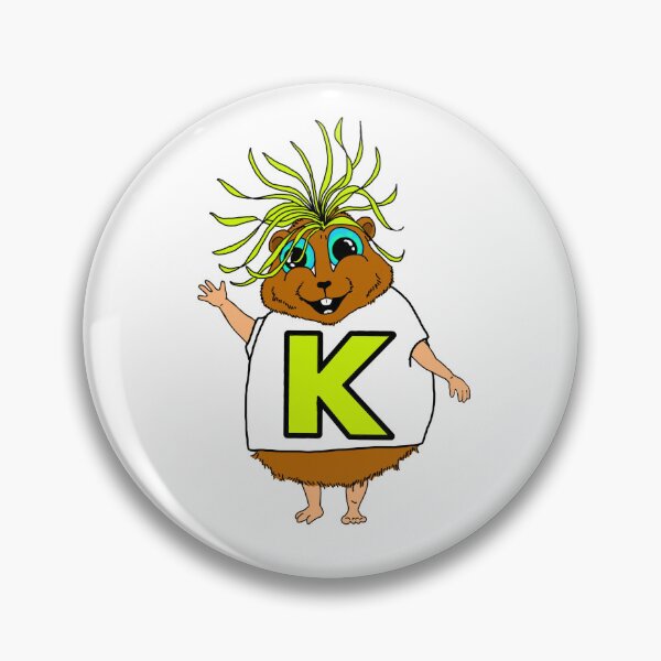 Item preview, Letter K Hamster designed and sold by cameoivory.