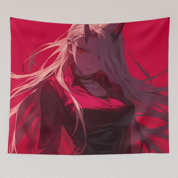 Item preview, Irina Shidou High School Dxd Crimson Mood White Hair Horned Look designed and sold by bystudiolereve.