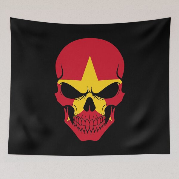Item preview, Vietnam Skull Flag designed and sold by JeffBartels.