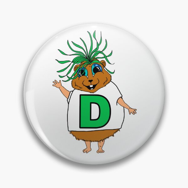 Item preview, Letter D Hamster designed and sold by cameoivory.