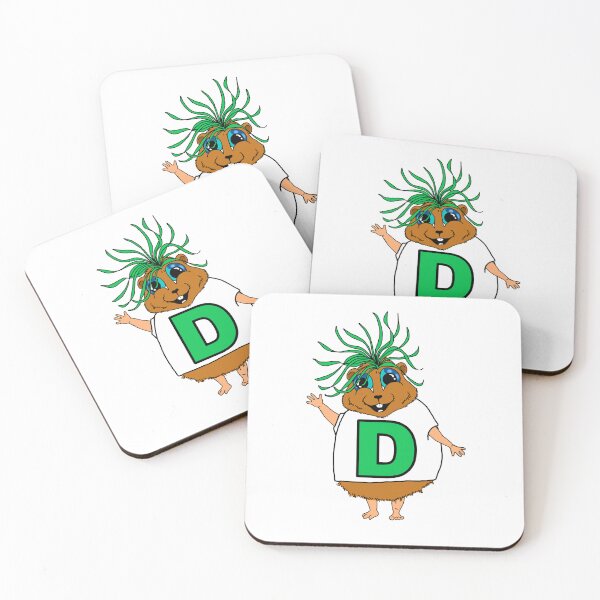 Item preview, Letter D Hamster designed and sold by cameoivory.