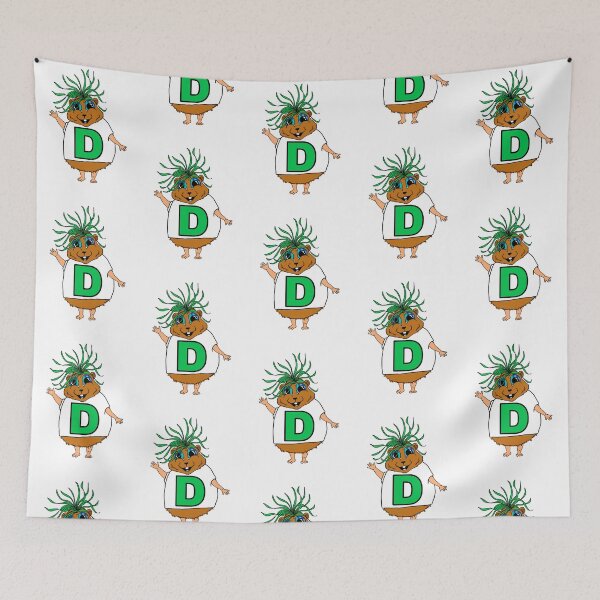 Item preview, Letter D Hamster designed and sold by cameoivory.