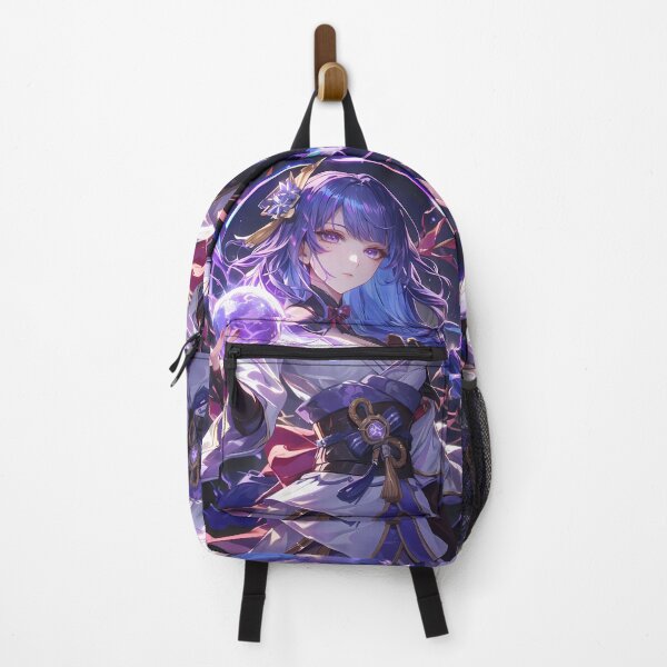 Item preview, Raiden Shogun Genshin Impact Electro Mystic With Purple Aura designed and sold by bystudiolereve.