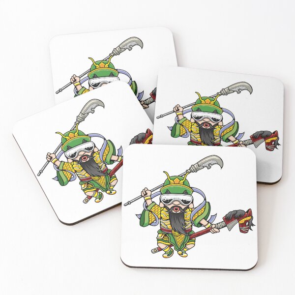 Item preview, Cool Cartoon Guan Yu Warrior Illustration designed and sold by Lexkon Liu's art.