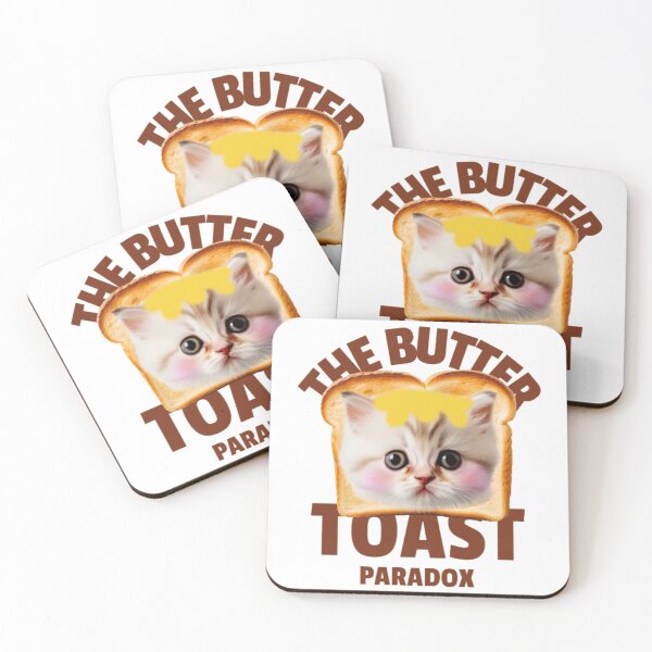 Item preview, The Butter Toast Paradox Cat designed and sold by GenZFashion000.