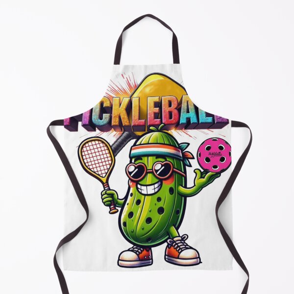 Item preview, Cool Pickle Mascot Pickleball | Funny Colorful Character Design designed and sold by Jen.Lou.