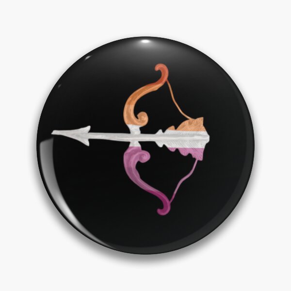 Item preview,  lesbian bow and arrow designed and sold by Meowmeow996.