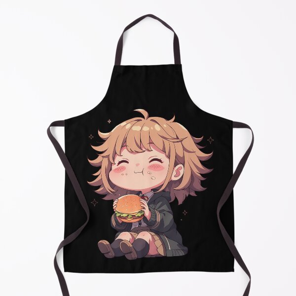 Item preview, Chihiro Fujisaki Danganronpa Chibi Burger Kawaii Blush designed and sold by earlobejerk.