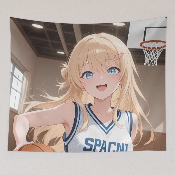 Item preview, Yuu Amami Second Prettiest Girl Kura Nika Basketball Court Run designed and sold by PMartistStudio.