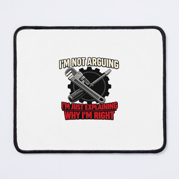 Item preview, HVAC Tech "I'm Not Arguing, I'm Just Explaining Why I'm Right" Funny HVAC Quote designed and sold by FrozenHeat97.