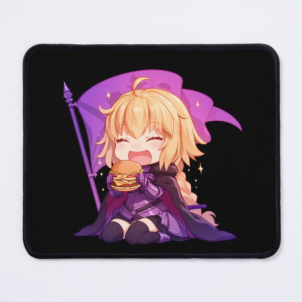 Item preview, Jeanne dArc Fate Grand Order Chibi Burger Knight Joy designed and sold by earlobejerk.