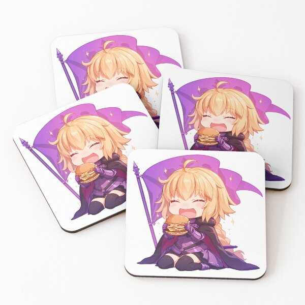 Item preview, Jeanne dArc Fate Grand Order Chibi Burger Knight Joy designed and sold by earlobejerk.
