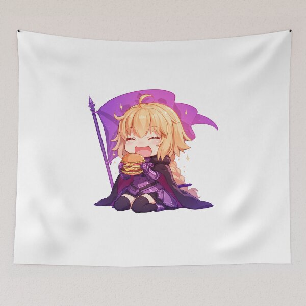 Aperçu de l'œuvre Jeanne d'Arc Fate Grand Order Chibi Burger Knight Joy créée et vendue par earlobejerk.