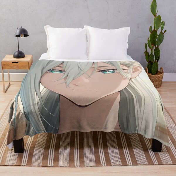 Item preview, Subaru Hoshina Fragrant Flower Calm Silver Hair Morning Portrait designed and sold by PMartistStudio.