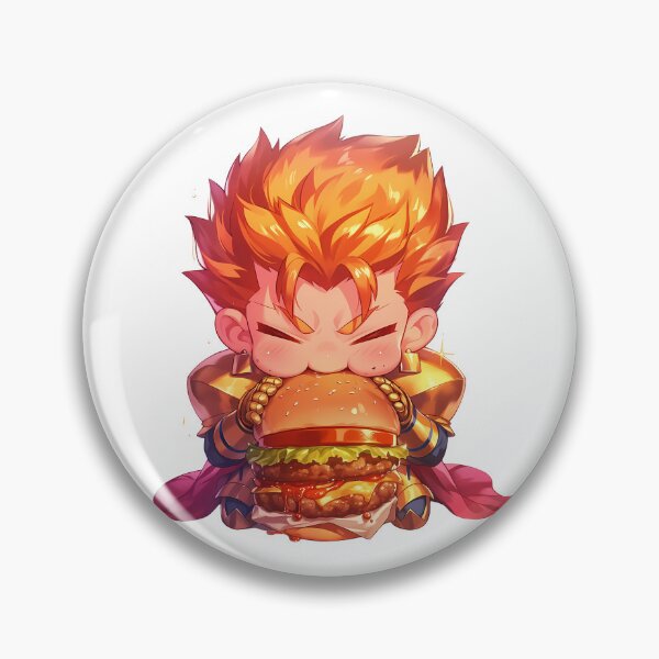 Item preview, Gilgamesh Fate Grand Order Golden Chibi Burger King Energy designed and sold by earlobejerk.