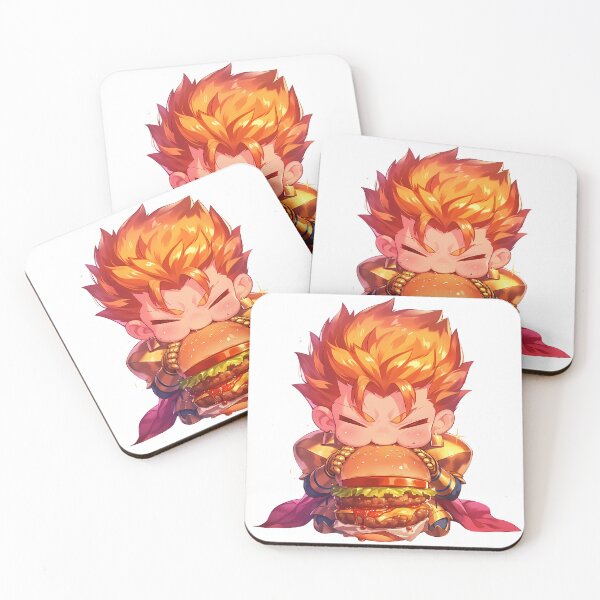 Item preview, Gilgamesh Fate Grand Order Golden Chibi Burger King Energy designed and sold by earlobejerk.