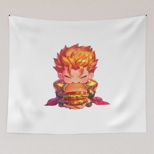 Item preview, Gilgamesh Fate Grand Order Golden Chibi Burger King Energy designed and sold by earlobejerk.