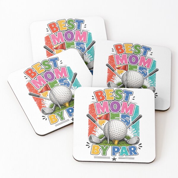 Item preview, Best Mom By Par Golf Mom Mothers Day Golfing Golfer designed and sold by QuiteOrbit.
