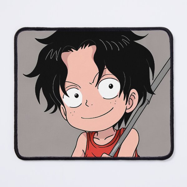 Item preview, Portgas D Ace One Piece Young Crouch Staff Smile designed and sold by BrianRayan.