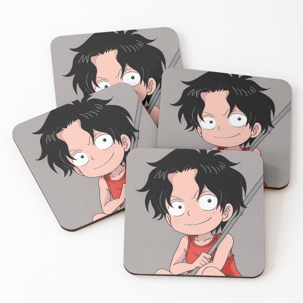 Item preview, Portgas D Ace One Piece Young Crouch Staff Smile designed and sold by BrianRayan.