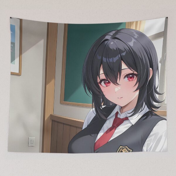 Item preview, Umi Asanagi Second Prettiest Girl Classroom Window Soft Look designed and sold by PMartistStudio.