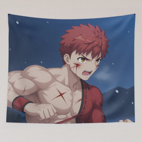 Item preview, Shirou Emiya Fate Stay Night Winter Battle Resolve designed and sold by PMartistStudio.