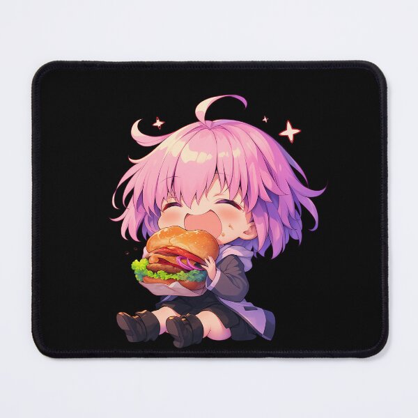 Item preview, Mash Kyrielight Fate Grand Order Chibi Burger Moment designed and sold by earlobejerk.