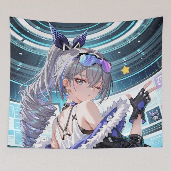 Item preview, Silver Wolf Honkai Star Rail Cyber Arena Wink designed and sold by PMartistStudio.