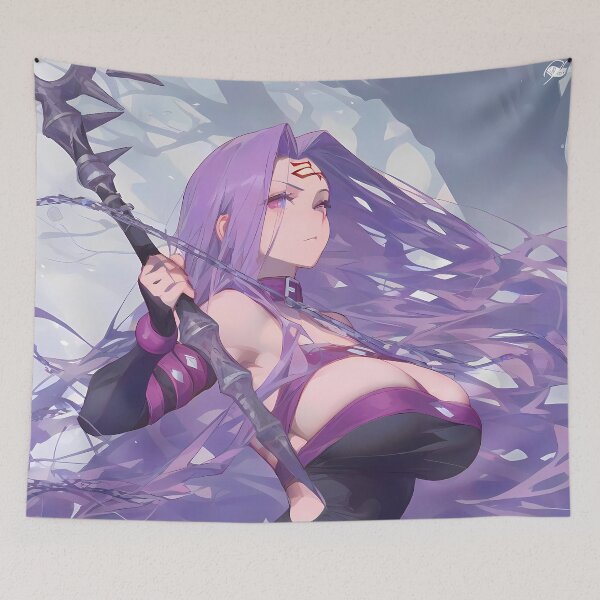 Item preview, Rider Fate Stay Night Ethereal Spear and Purple Wind designed and sold by PMartistStudio.