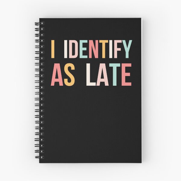 Item preview, Humorous Always Late Colorful Text Design designed and sold by snowry.