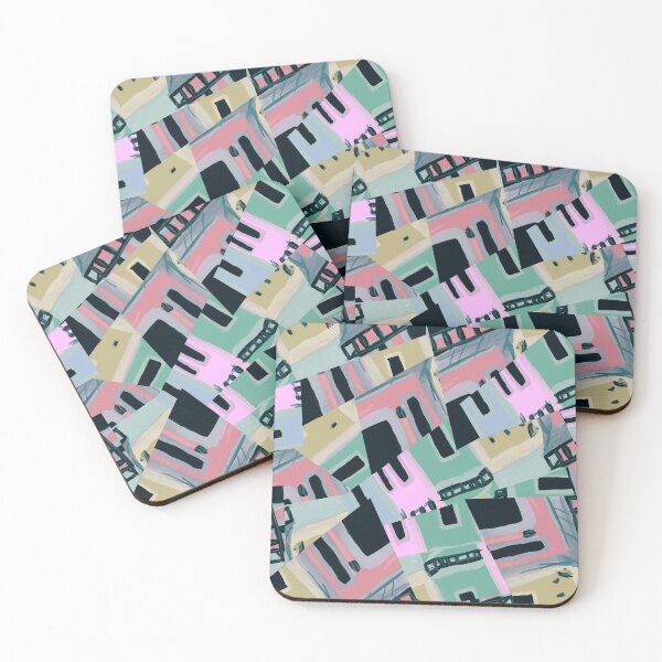 Item preview, San Juan Houses Color-Way 2 Print designed and sold by Michael Mercado Jr. Design.