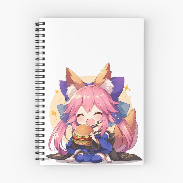 Item preview, Tamamo no Mae Fate Grand Order Chibi Burger Delight designed and sold by earlobejerk.