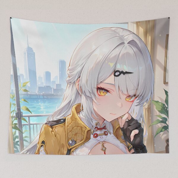 Item preview, Yixuan Zenless Zone Zero City View White Hair Calm Look designed and sold by PMartistStudio.