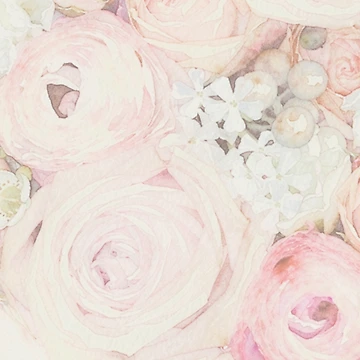 Artwork thumbnail, Almond Blush Ranunculus Pattern by Studio Edit